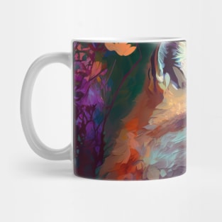 Fox Animal Portrait Painting Wildlife Outdoors Adventure Mug